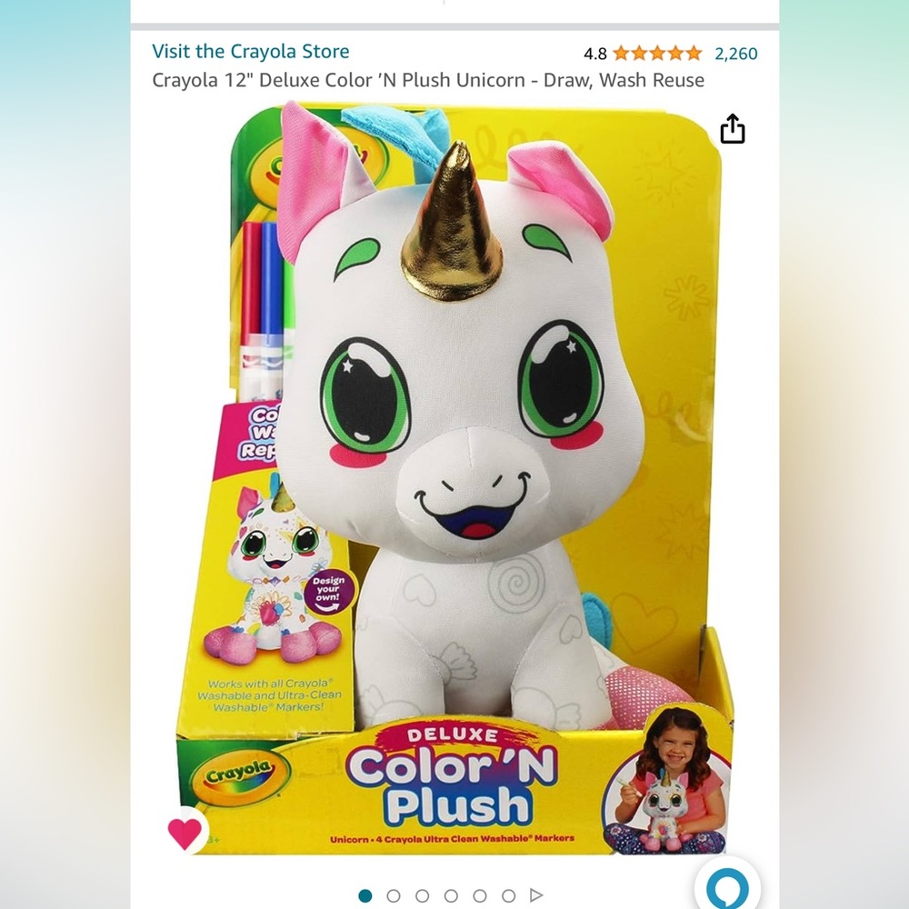 Crayola Color Stuff Animal 12” Unicorn